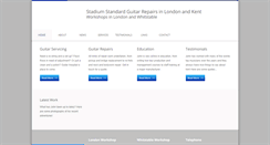 Desktop Screenshot of guitarhospital.co.uk